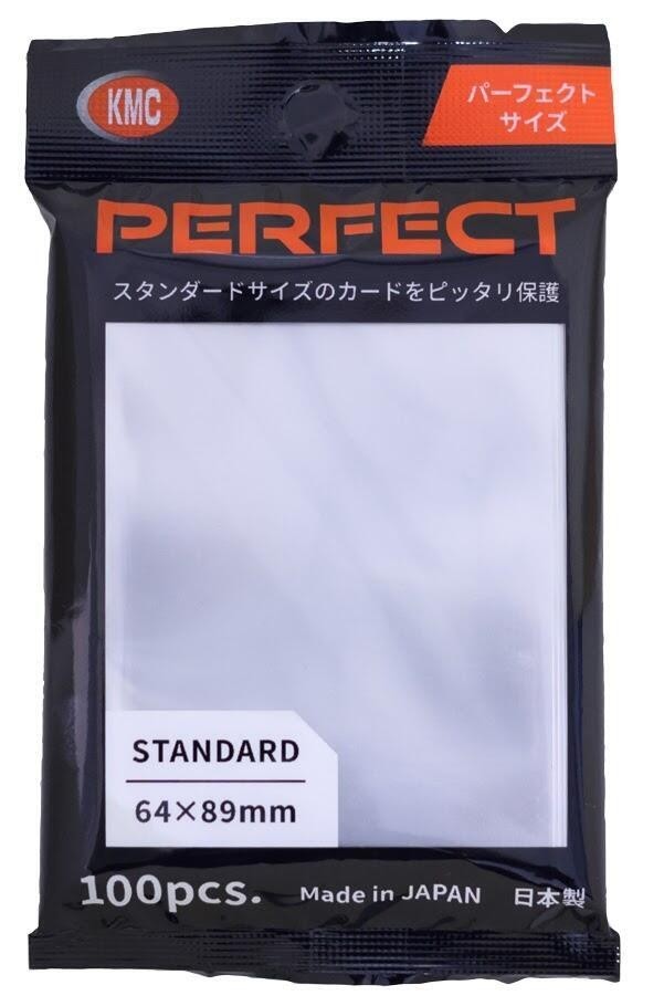 KMC - Perfect Fit Sleeves Clear - 100CT KMC - Perfect Fit Sleeves Clear - 100CT