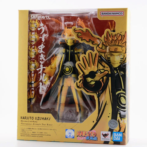 Bandai S.H. Figuarts Naruto Shippuden - Naruto Uzumaki Kurama Link Mode - Figure