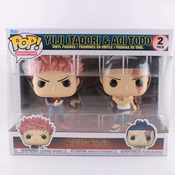 Funko Pop Jujutsu Kaisen - Yuji Itadori & Aoi Todo Anime 2-Pack