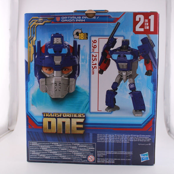 Transformers One Optimus Prime Orion Pax - Transformable 2 in 1 Mask / Figure