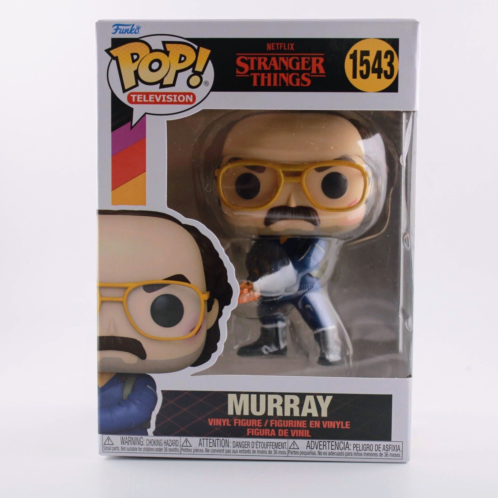 Funko Pop Stranger Things Season 4 - Murray with Flamethrower Vinyl Figure #1543