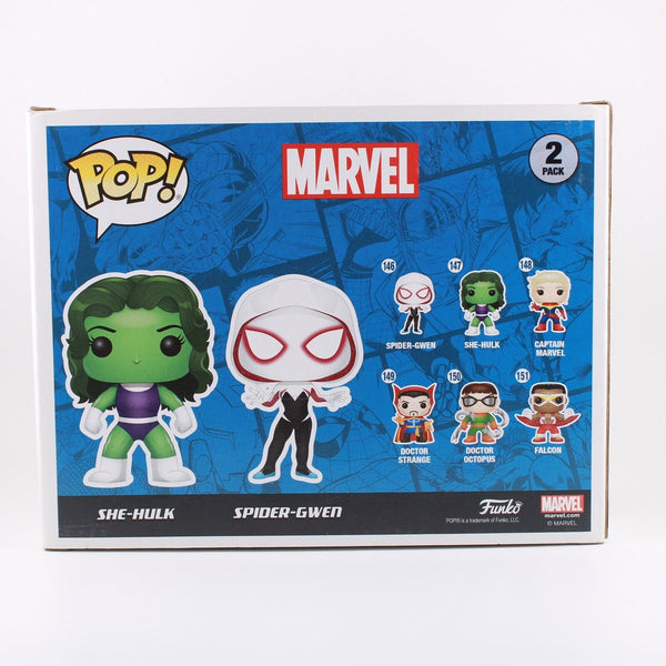 Funko Pop Marvel - She-Hulk & Spider-Gwen - 2 Pack - Vinyl Figure Set - Heroes