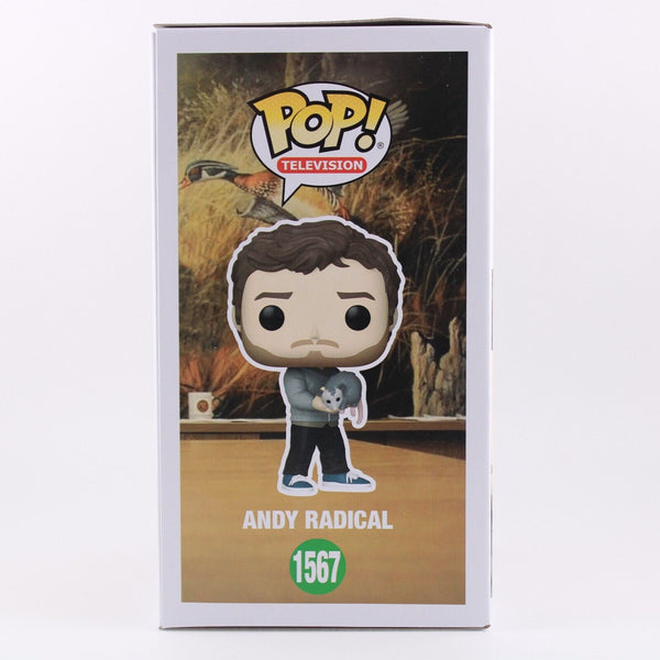 Funko Pop Parks and Recreation Andy Radical (Andy Dwyer )w/ Possum Figure #1569