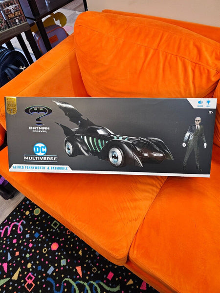 McFarlane DC Multiverse Batman Forever Batmobile & Alfred Figure