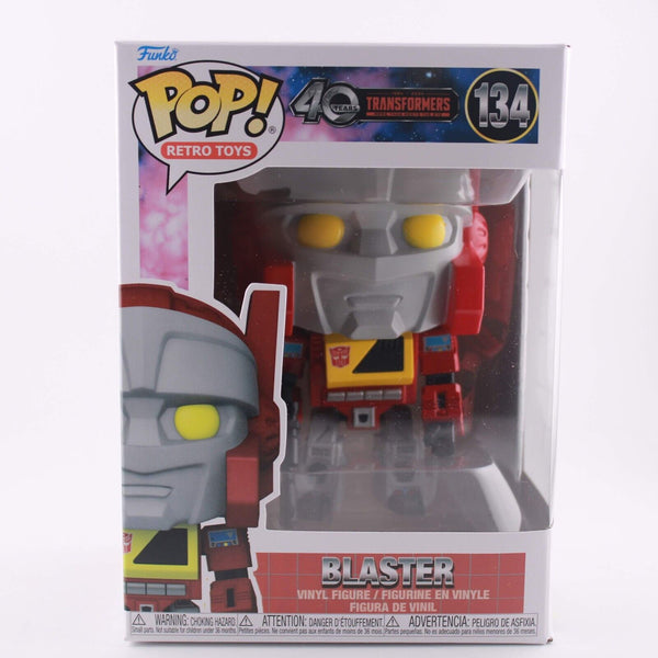 Funko POP Transformers Generation 1 G1 Blaster 40th Anniversary Figure #134