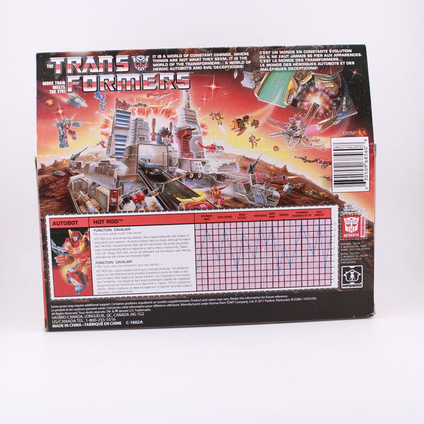 Transformers Hot Rod G1 Retro Packagging - Walmart Reissue Autobot Figure