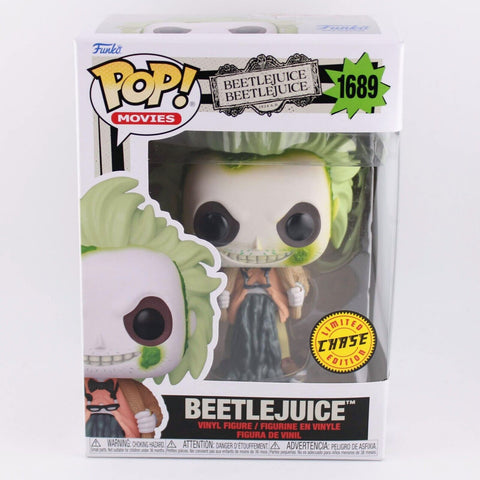 Funko Pop Beetlejuice 2 - Beetlejuice CHASE w/ Protector Vinyl Figure # 1689