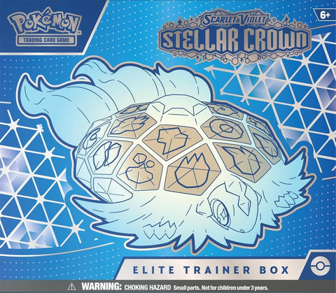 Pokemon TCG Card Game - Stellar Crown Elite Trainer Box Factory Sealed