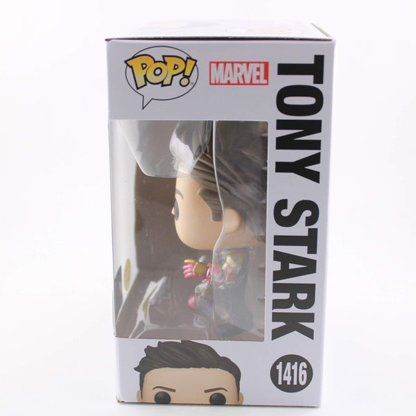 Funko Pop Marvel Iron Man 3 Tony Stark Suit-Up GITD Vinyl Figure #1416 Exclusive