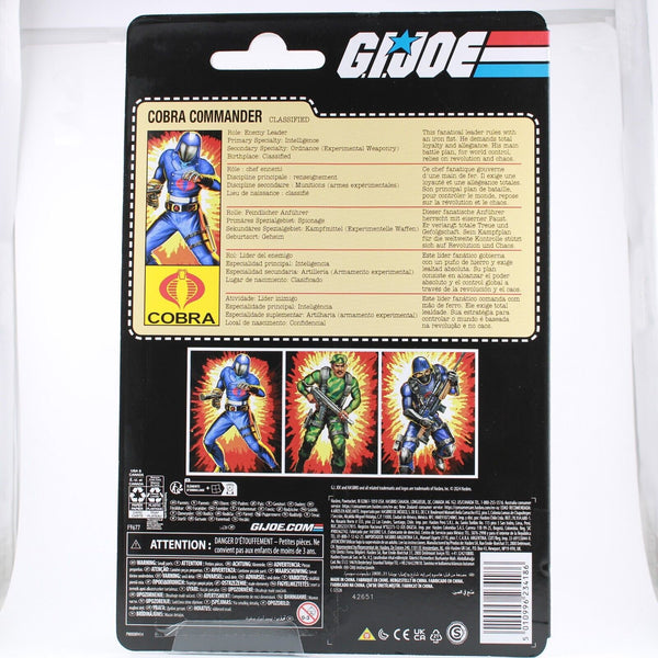 Hasbro G.I. Joe Classified Series - Retro Cardback - Cobra Commander - 6 Inch