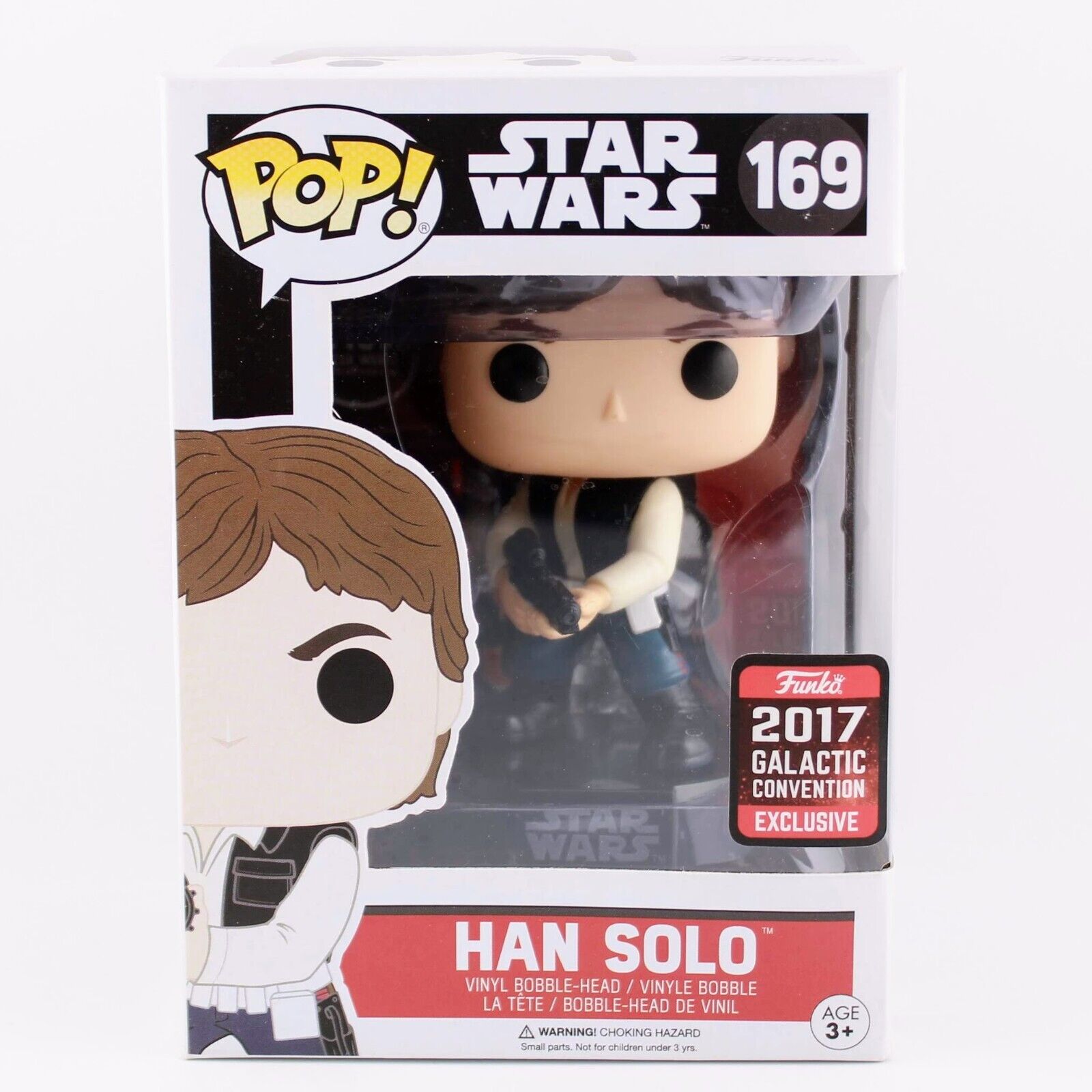 Funko Pop Star Wars - Han Solo - Galactic Convention Exclusive - Figure - #169