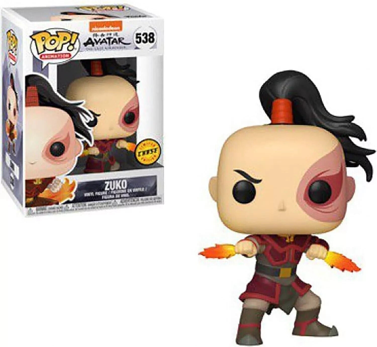 Funko Pop Avatar The Last Airbender Zuko CHASE Vinyl Figure #538