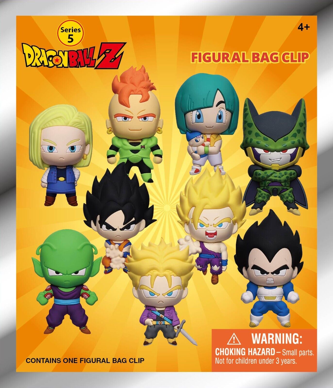 Dragon Ball Z 3D Figural Foam Bag Clip Series 5 - Blind Bag Pack Keychain