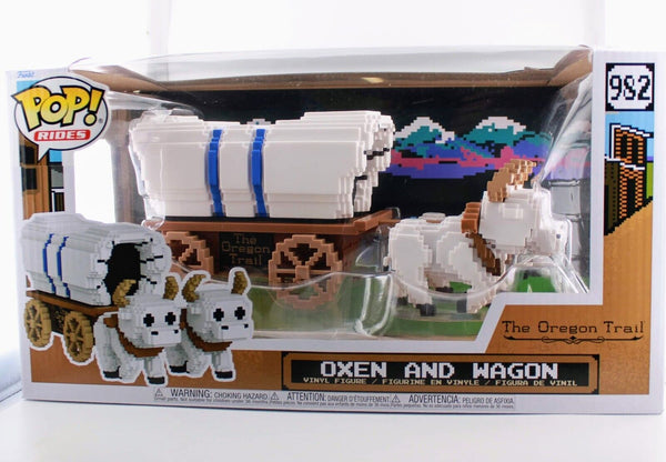 Funko Pop The Oregon Trail - Oxen and Wagon - Pixelated Vinyl Figure - #982
