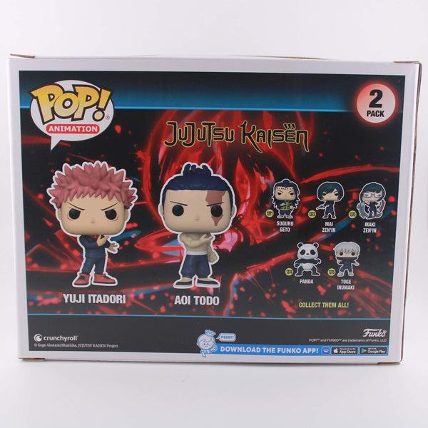 Funko Pop Jujutsu Kaisen - Yuji Itadori & Aoi Todo Anime 2-Pack