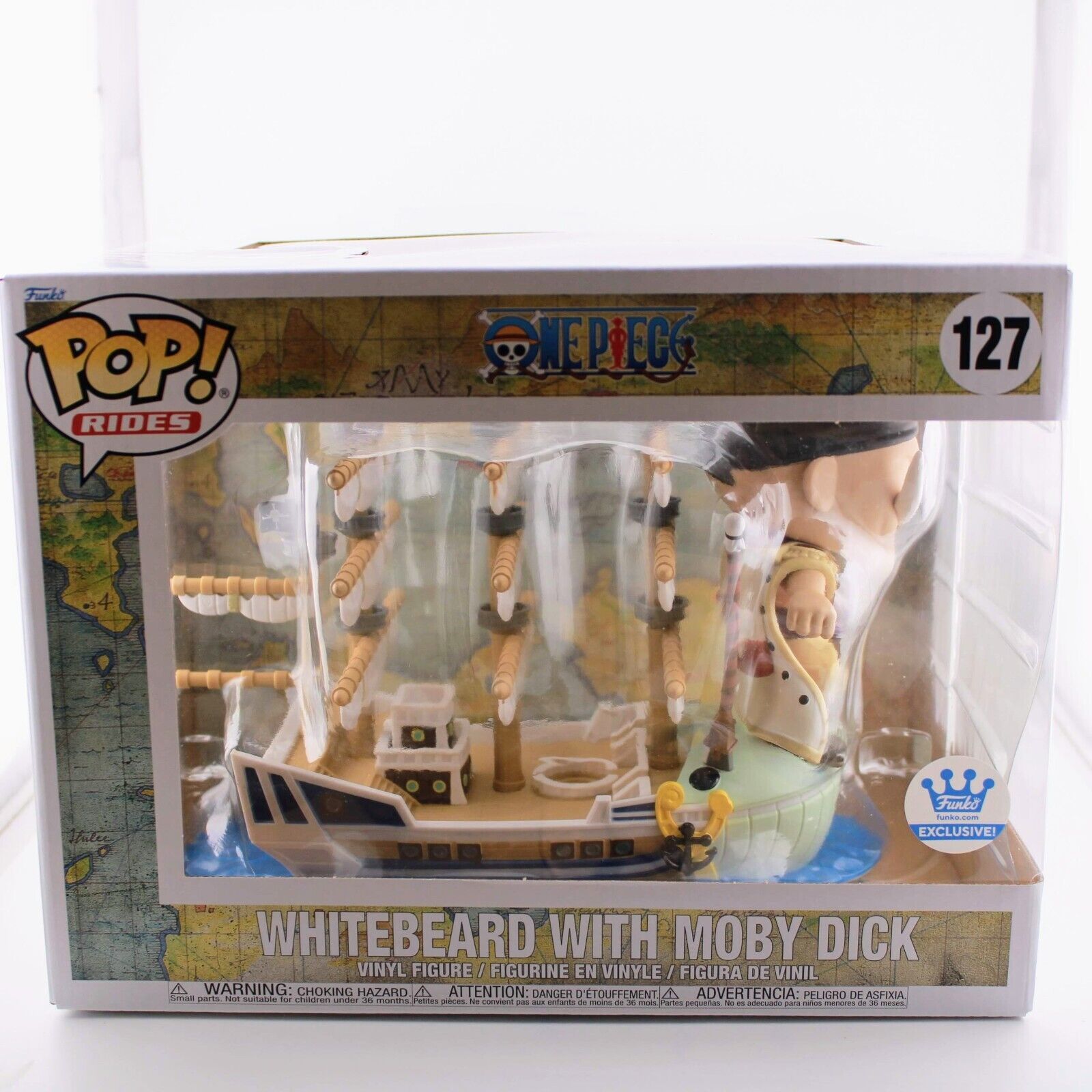 Funko Pop One Piece #127 Whitebeard with Moby Dick avec Protection - Collection Funko Pop One Piece #127 Whitebeard with Moby Dick avec Protection - Collection