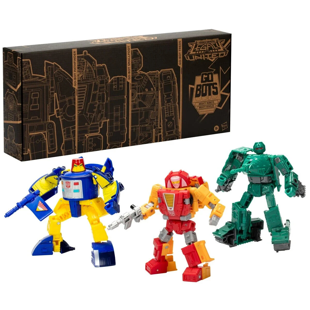 Transformers Generations Selects Legacy United Deluxe Go-Bot Guardians Set of 3