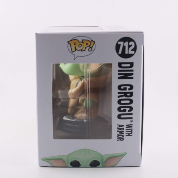 Funko Pop Star Wars The Mandalorian Din Grogu With Armor Vinyl Figure #712
