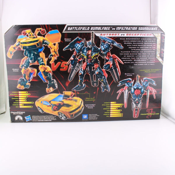 Transformers ROTF Battlefield Bumblebee & Infiltration Soundwave - Deluxe - NEST