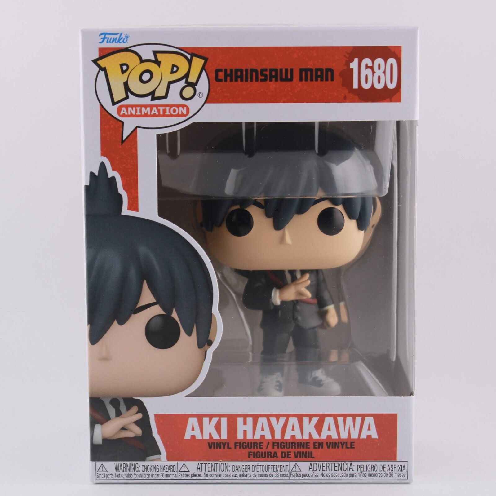 Funko Pop Chainsaw Man - Aki Hayakawa - Anime Vinyl Figure - #1680