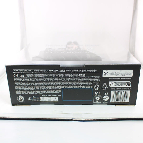 Monster High x Wednesday - Wednesday Addams Rave'N Dress Doll - Mattel 2024