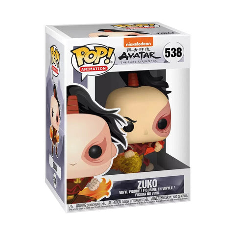 Funko Pop Avatar The Last Airbender Zuko Vinyl Figure #538