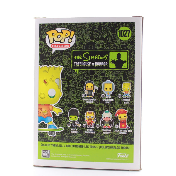 Funko Pop Television The Simpsons - Zombie Bart Simpson Vinyl Figure #1027