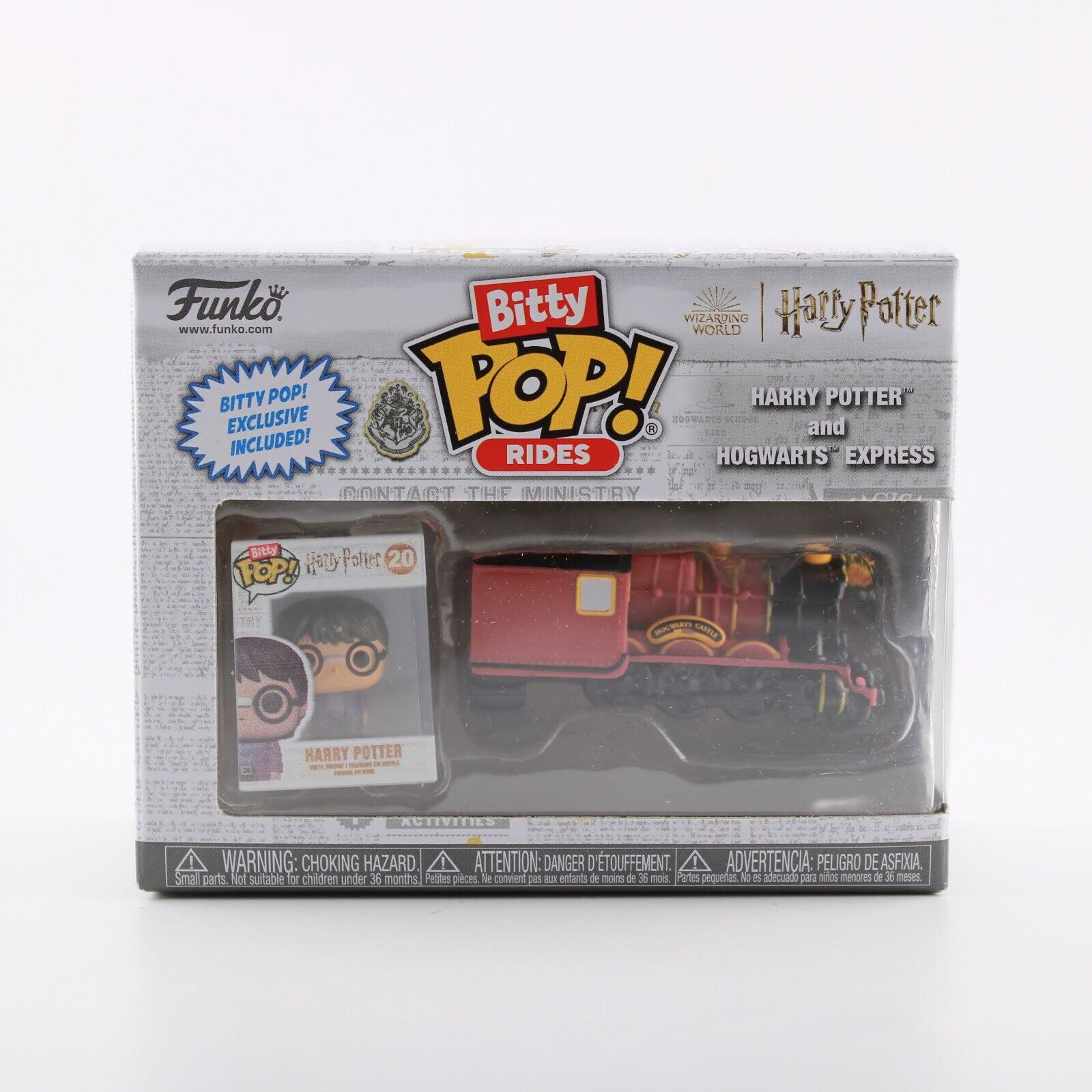 Funko Pop Harry Potter - Harry Potter with Hogwarts Express - Figure - Bitty Pop