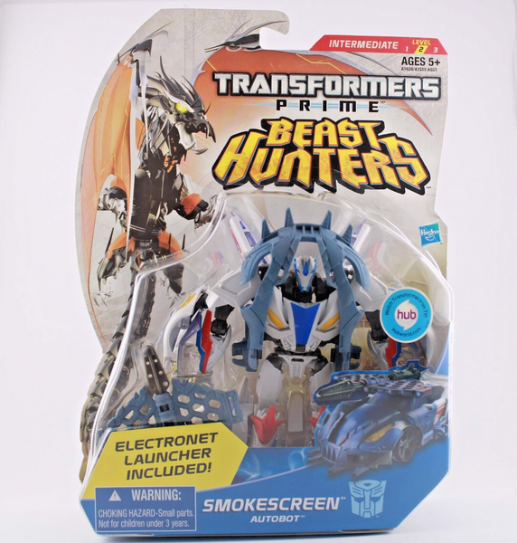 Transformers Prime Beast Hunters - Smokescreen - Deluxe - Electronet Launcher