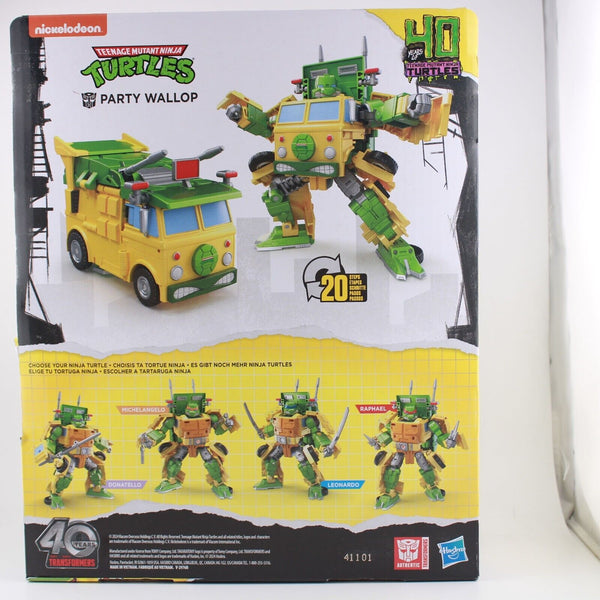 Transformers X Teenage Mutant Ninja Turtles Collaborative Party Wagon Wallop Van