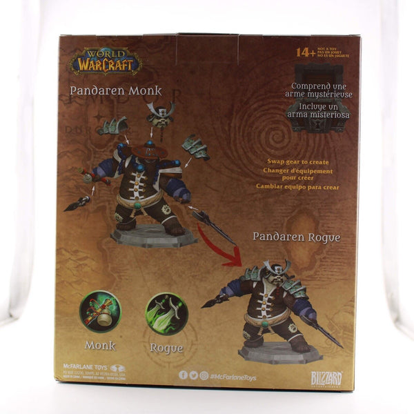 McFarlane Toys World of Warcraft Pandaren Monk and Rogue Red - Platinum Edition