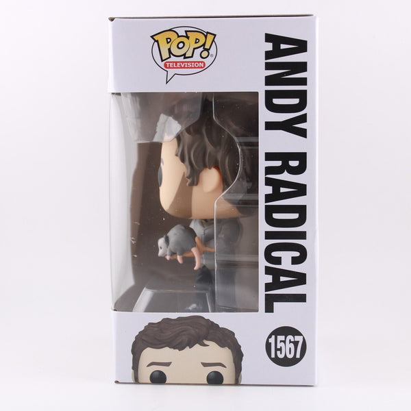 Funko Pop Parks and Recreation Andy Radical (Andy Dwyer )w/ Possum Figure #1569