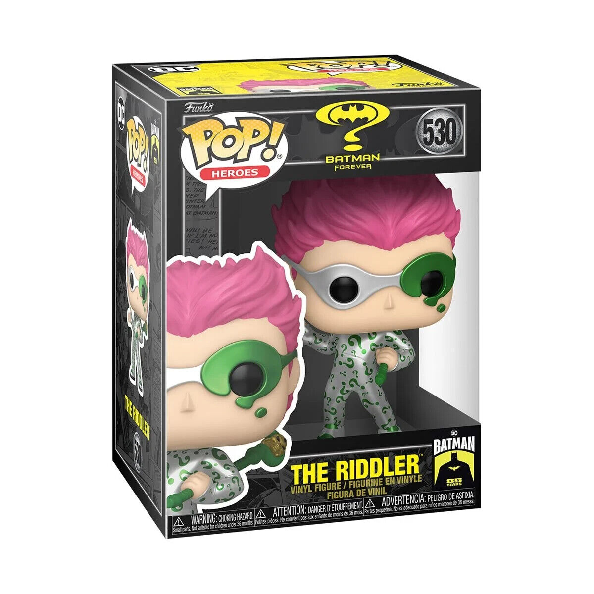 Funko Pop DC Universe - The Riddler (Metallic) - Vinyl Figure - #530