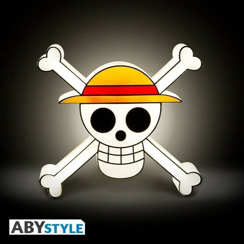 One Piece Anime Skull and Bones - Straw Hat Pirates Crew LED Light 3D Mood Lamp