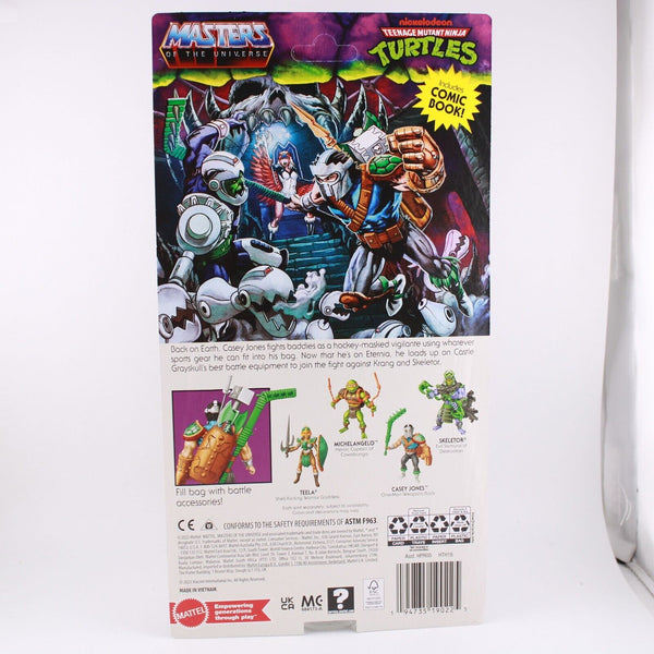 Masters of the Universe Casey Jones Origins Turtles of Grayskull He-Man Figure