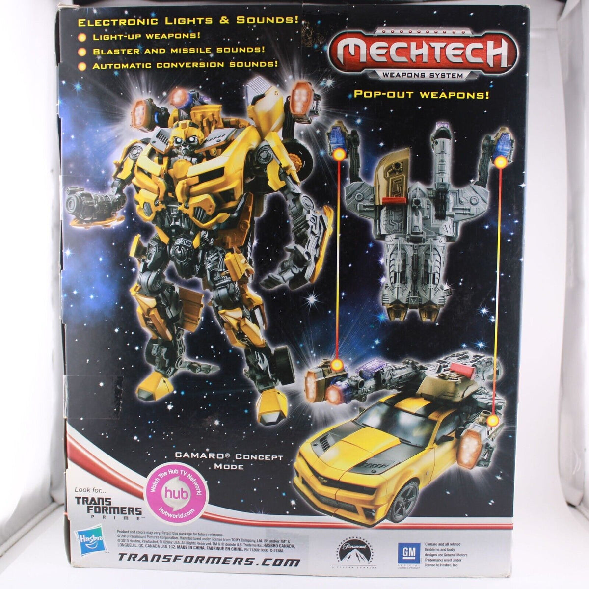 Transformers Mechtech Mini Transformers Dark of The Moon Bumblebee - Leader Class Mechtech Weapon ...