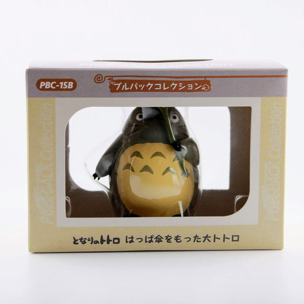 Ensky My Neighbor Totoro - Studio Ghibli Totoro With Leaf Pull Back Figure