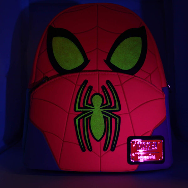 Loungefly Marvel Spider-Man Cosplay Glow-in-the-Dark Mini-Backpack EE Exclusive