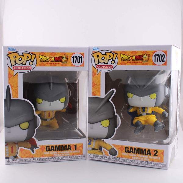 Funko Pop Dragon Ball Super - Gamma 1 & 2 - Set of 2 Vinyl Figures - #1701 1702