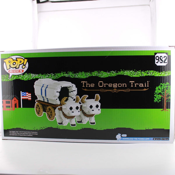 Funko Pop The Oregon Trail - Oxen and Wagon - Pixelated Vinyl Figure - #982