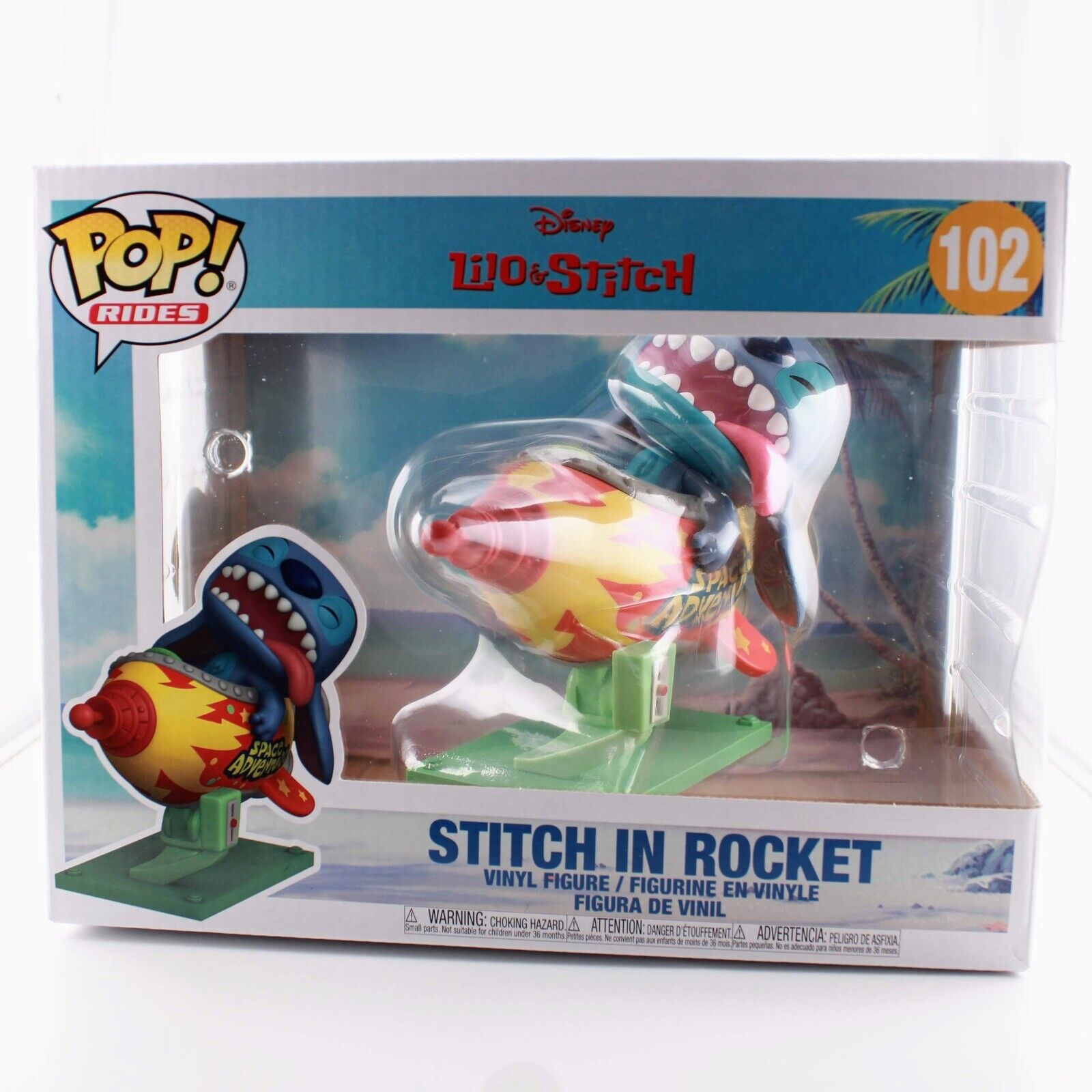 Funko POP Disney Lilo & Stitch - Stitch in Rocket Ride -Deluxe Vinyl Figure #102