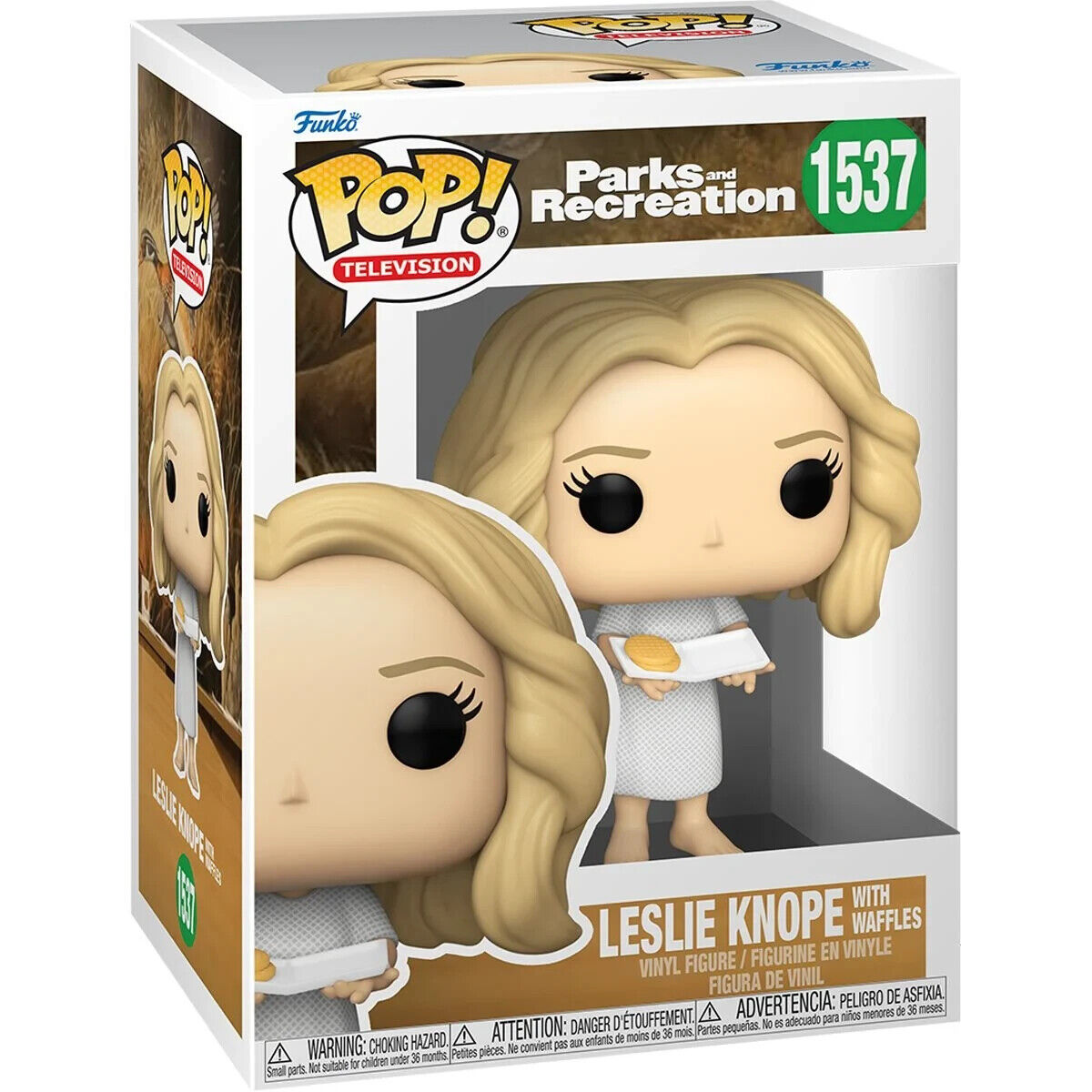 Funko Pop Parks and Recreation - Leslie Knope with Waffles - Figure - #1537