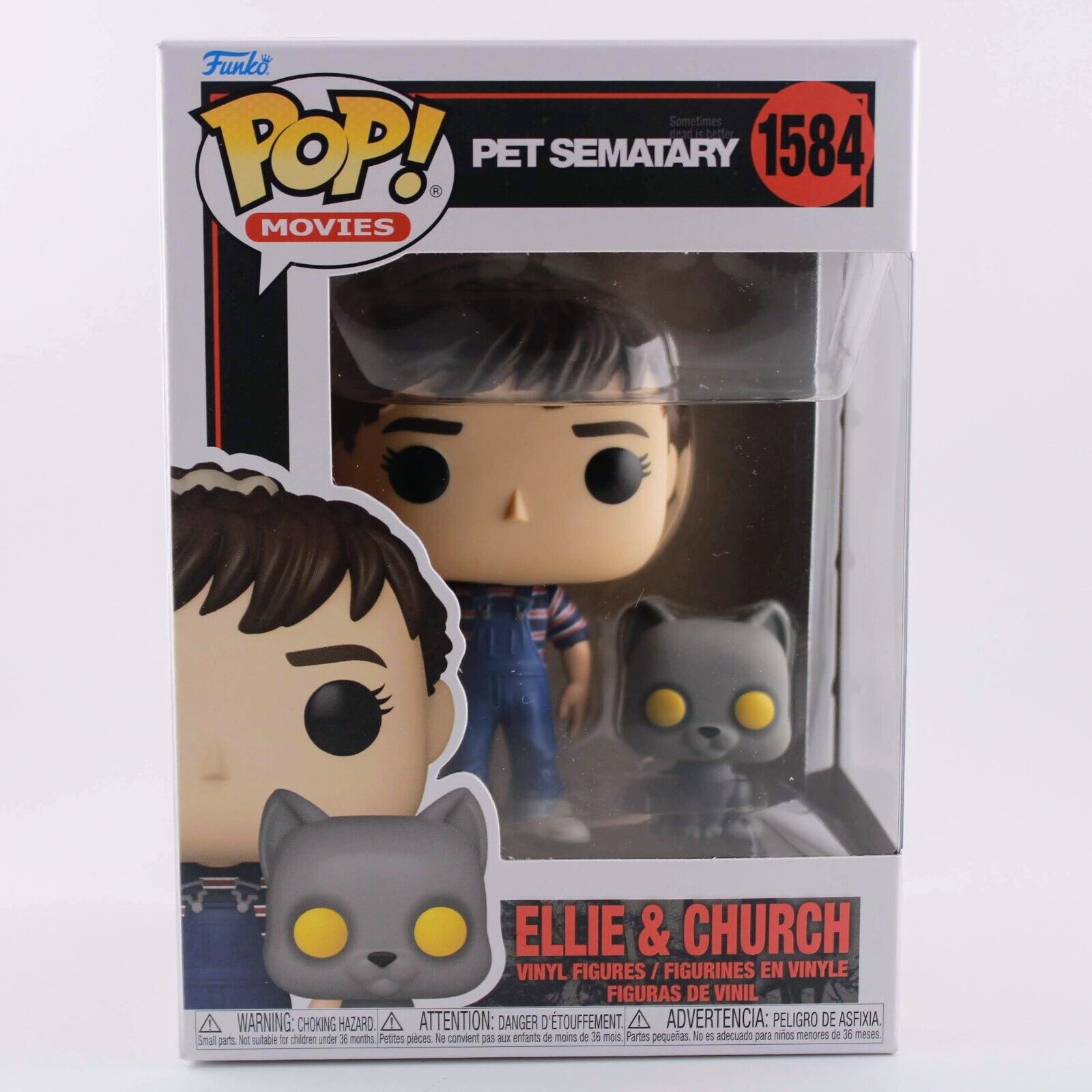 Funko Pop Pet Sematary - Ellie & Church - Vinyl Figure - #1584