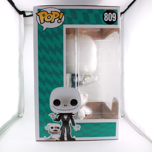 Funko Pop Jumbo Nightmare before Christmas Jack Skellington with Zero #809