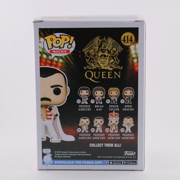 Funko Pop Rocks Music - Queen Freddie Mercury with Cape Vinyl Figure - #414