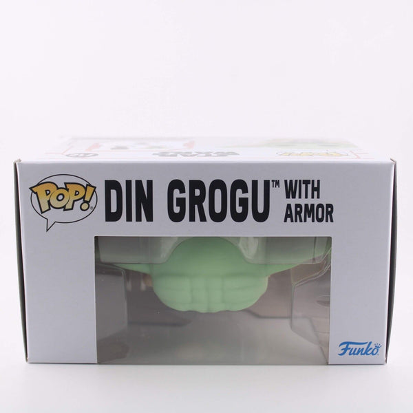 Funko Pop Star Wars The Mandalorian Din Grogu With Armor Vinyl Figure #712