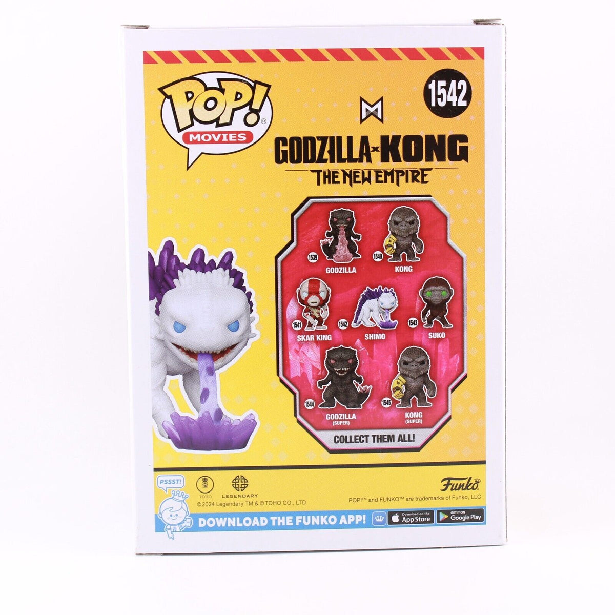 Funko Pop Godzilla x Kong: The Empire - Shimo - 2024 Figure # 1542 ...
