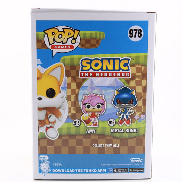 Funko Pop Sonic the Hedgehog - Tails (Flying) - Flocked Chase - Figure - #978