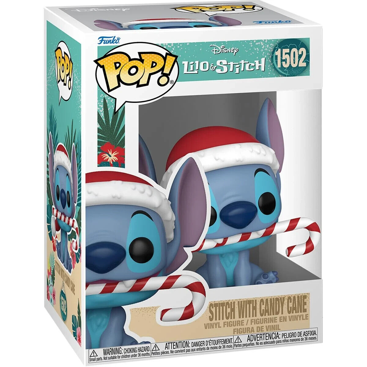 Funko Pop Disney - Stitch with Candy Cane - Vinyl Figure - #1502