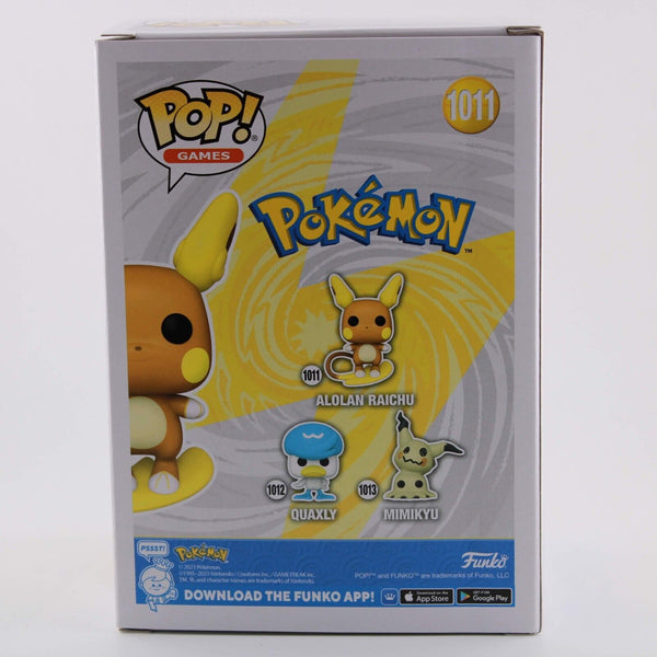 Funko Pop Pokemon - Alolan Raichu - Vinyl Figure - #1011